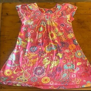 Hanna Andersson Colorful Floral Paisley Dress